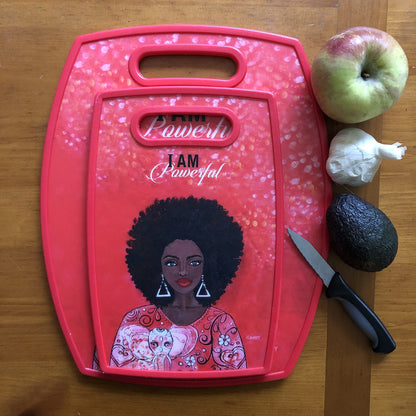 I Am Powerful Cutting Board Set (CBS161)