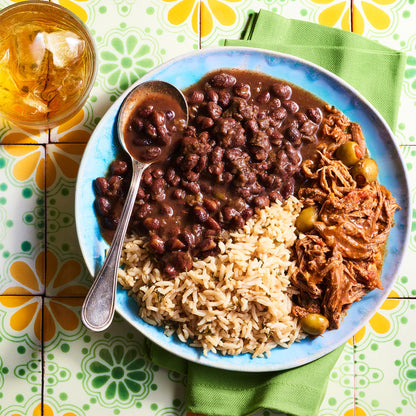 A Dozen Cousins Seasoned Beans, Vegan and Non-GMO Meals Ready to Eat Made with Avocado Oil (Black Beans, 8 Pack)