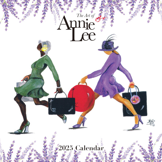 2025 African American Monthly Wall Calendar, Shades of Color: the Art of Annie Lee, Highlighting Black Culture through Beautiful Art, 12 by 12 Inches