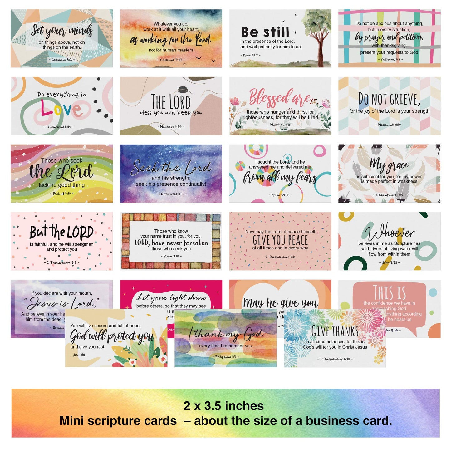 Dessie Prayer Cards - 63 Mini Scripture Cards with Assorted Bible Verses. Perfect for Women's Bible Studies, Daily Devotional for Women and Inspirational Christian Gift for Women