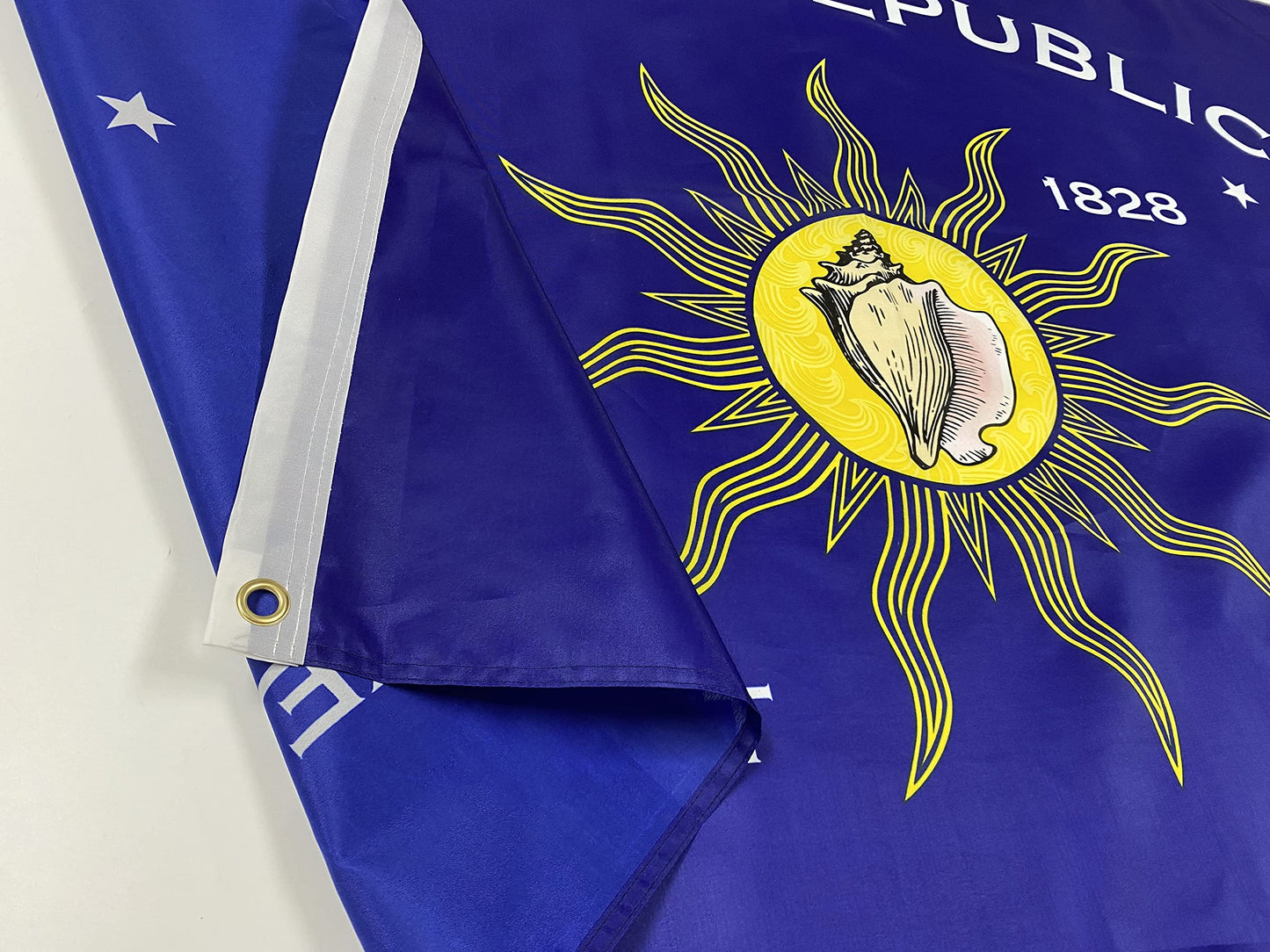 Conch Republic 3' x 5' Independence Celebration Flags from Key West, Florida and the Florida Keys. Premium Silk Screen Printed Single-Sided Heavy-Duty 100D weight 100% Polyester