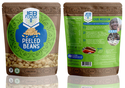 JEB FOODS Peeled Beans – Nigerian Akara & Moi Moi, gluten-free, non-GMO, Nut-free, 100% naturally grown.4lbs Bag