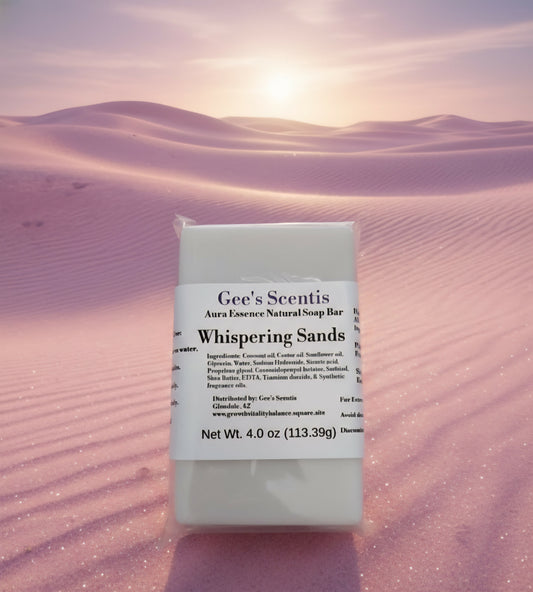 Whispering Sands | Mid-Size All-Natural Aura Essence Soap ✨