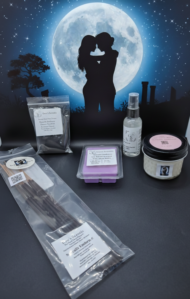 Moonlit Embrace Home Fragrance Bundle (Dark Kiss Type)