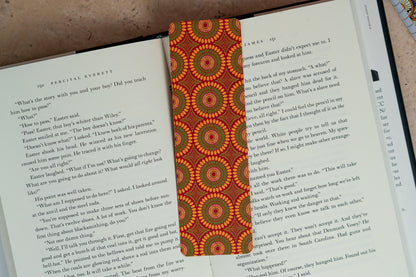 African Print Ankara Bookmark - Bloom