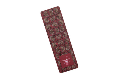 African Print Ankara Bookmarks - Red Blossom