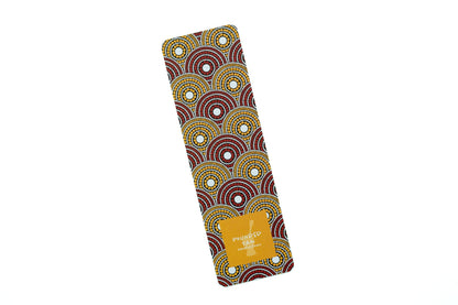 African Print Ankara Bookmark - Red and Yellow