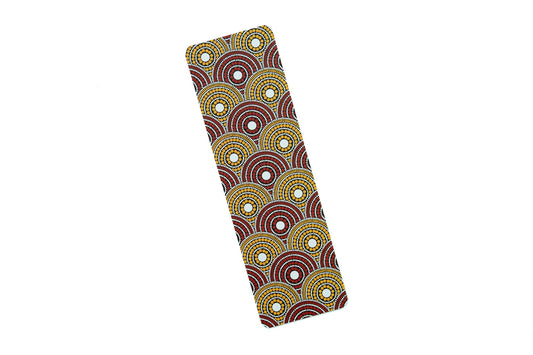 African Print Ankara Bookmark - Red and Yellow