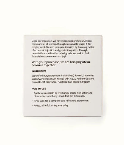 Traditional African Black Soap Bar<br>Balance