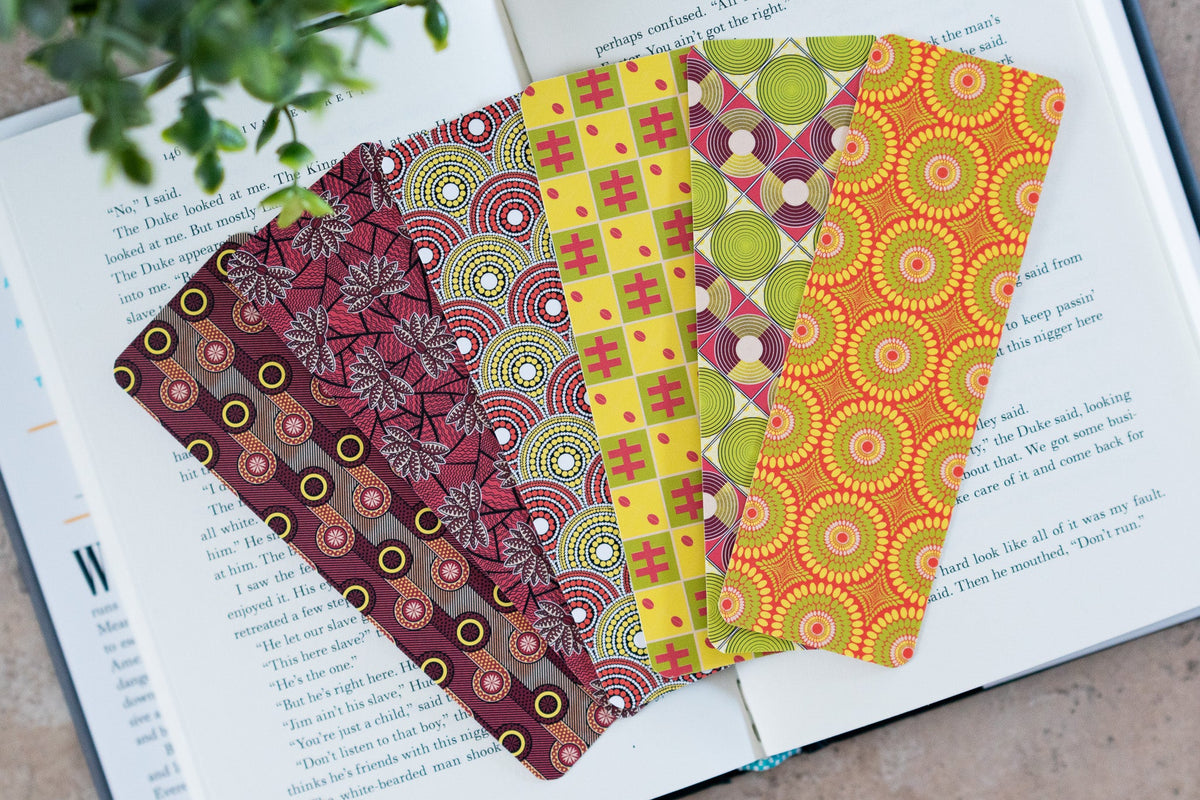 African Print Ankara Bookmark - BP