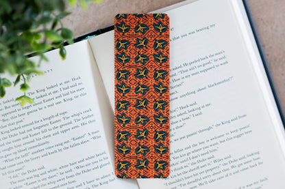 African Print Ankara Bookmark - Fans