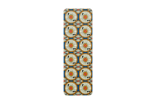African Print Ankara Bookmark - Circles