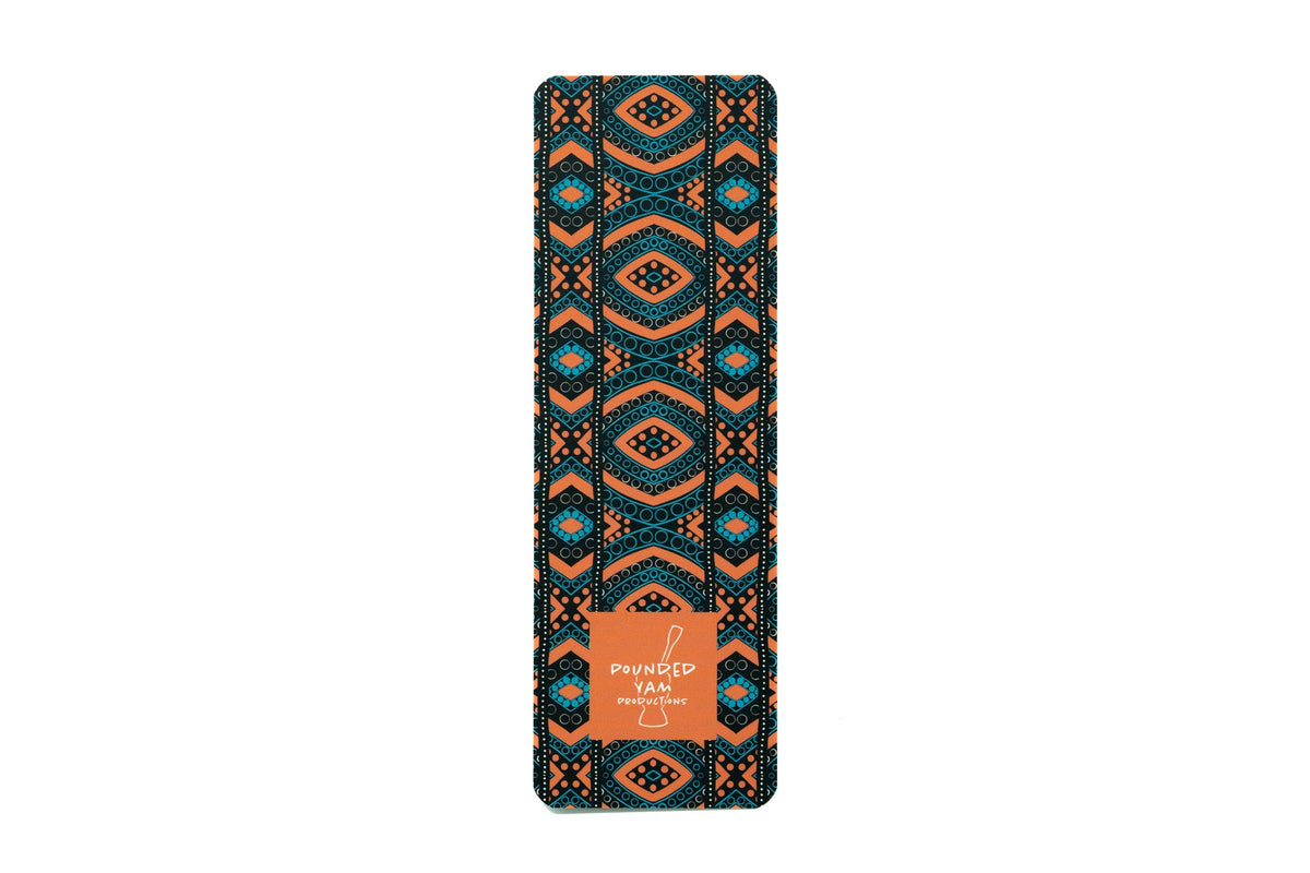 African Print Ankara Bookmark - Diamonds