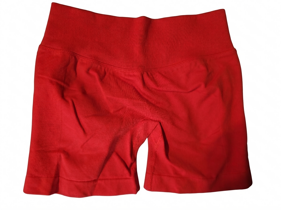 TW Nutrition Seamless Sculpt Yoga Shorts Red Large (L)
