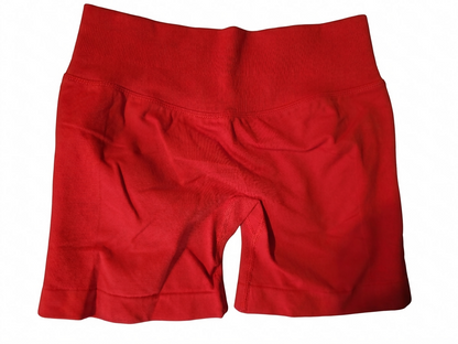 TW Nutrition Seamless Sculpt Yoga Shorts Red Large (L)