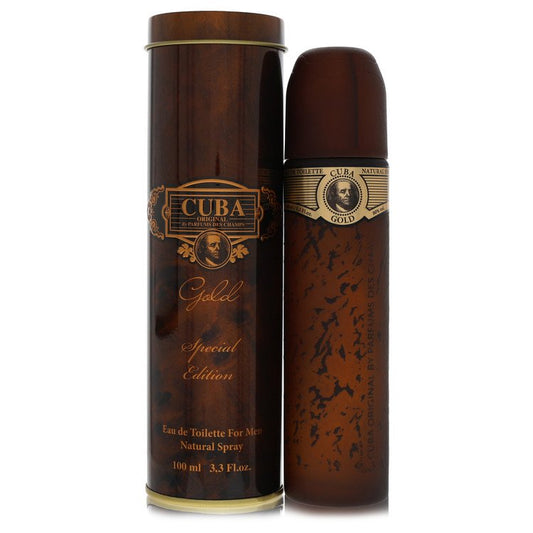 Cuba Gold Special Edition by Fragluxe - Eau De Toilette Spray 3.4 oz