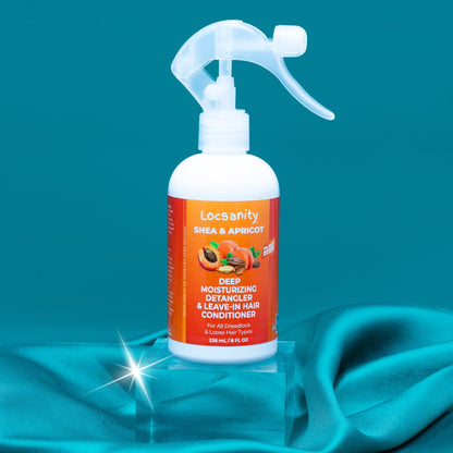 Locsanity Shea & Apricot Loose, Deep Moisturizing Detangler & Leave-In Conditioner
