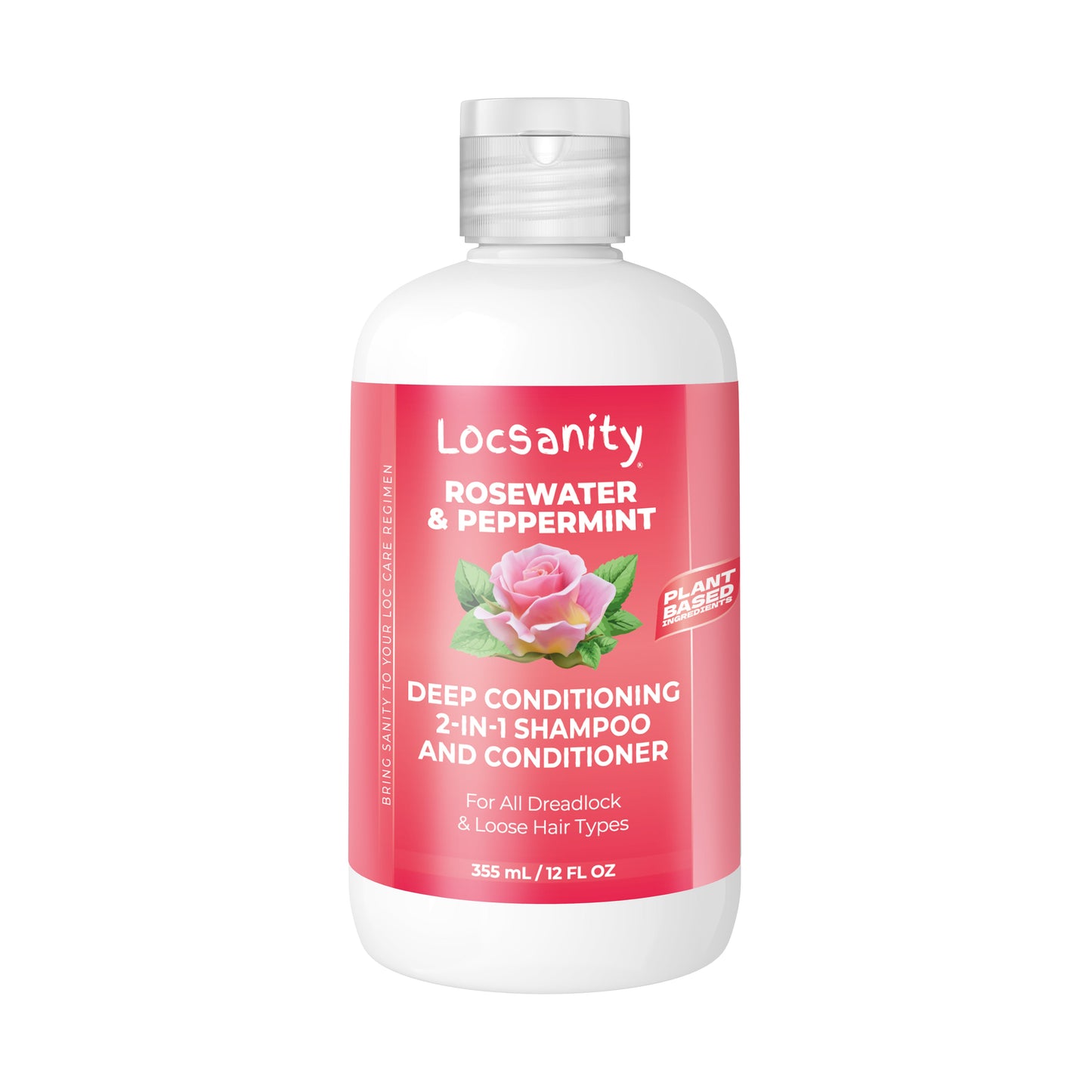 Rosewater and Peppermint Moisturizing, Conditioning and Nourishing Shampoo