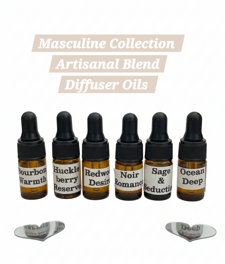 Masculine Diffuser Oils- Artisanal blends