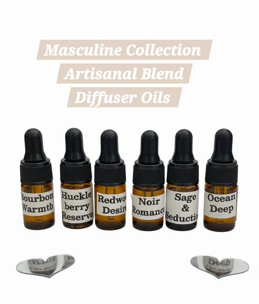 Masculine Diffuser Oils- Artisanal blends