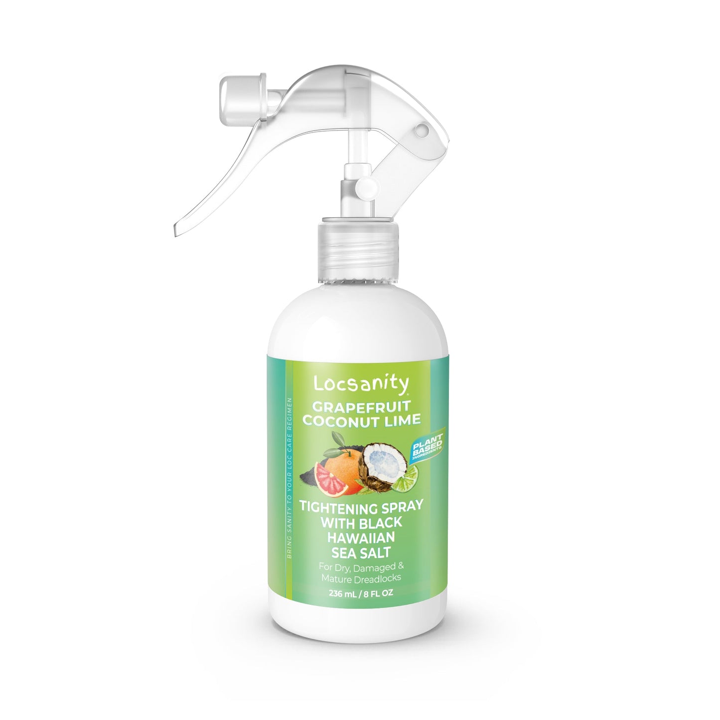 Grapefruit Coconut Lime Moisturizing and Tightening Spray Mist w/ Black Hawaiian Sea Salt