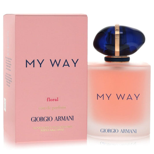 Griogio Armani My Way Floral by Giorgio Armani - Eau De Parfum Refillable Spray 3 oz