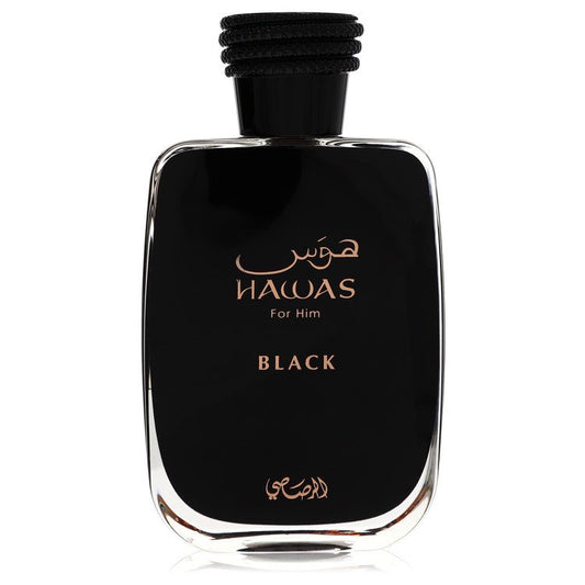 Hawas Black by Rasasi - Eau De Parfum Spray (Unboxed) 3.3 oz