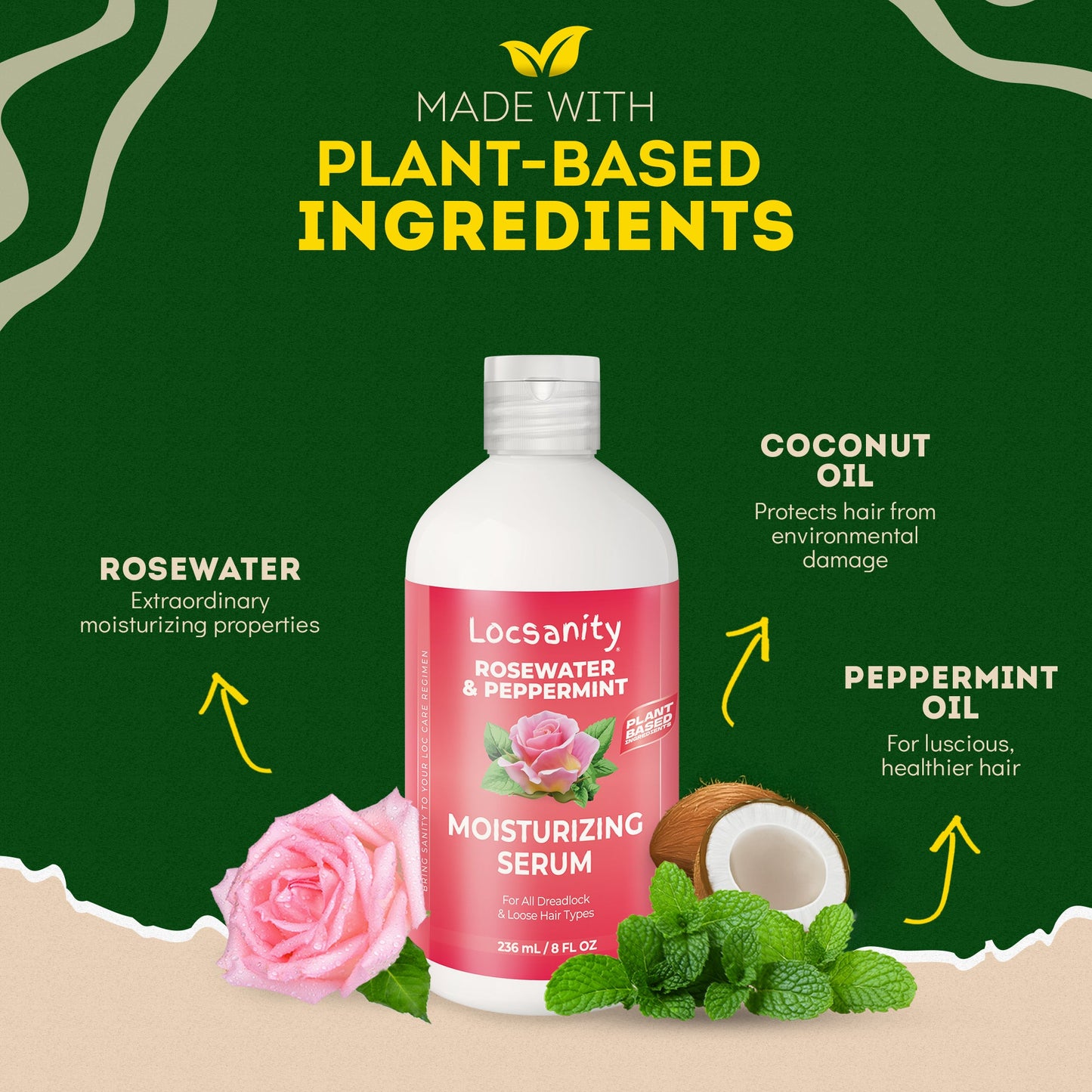 Rosewater Peppermint Deep Moisturizing and Nourishing Serum