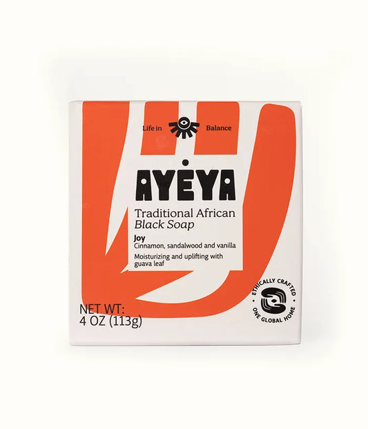 Traditional African Black Soap Bar<br>Joy