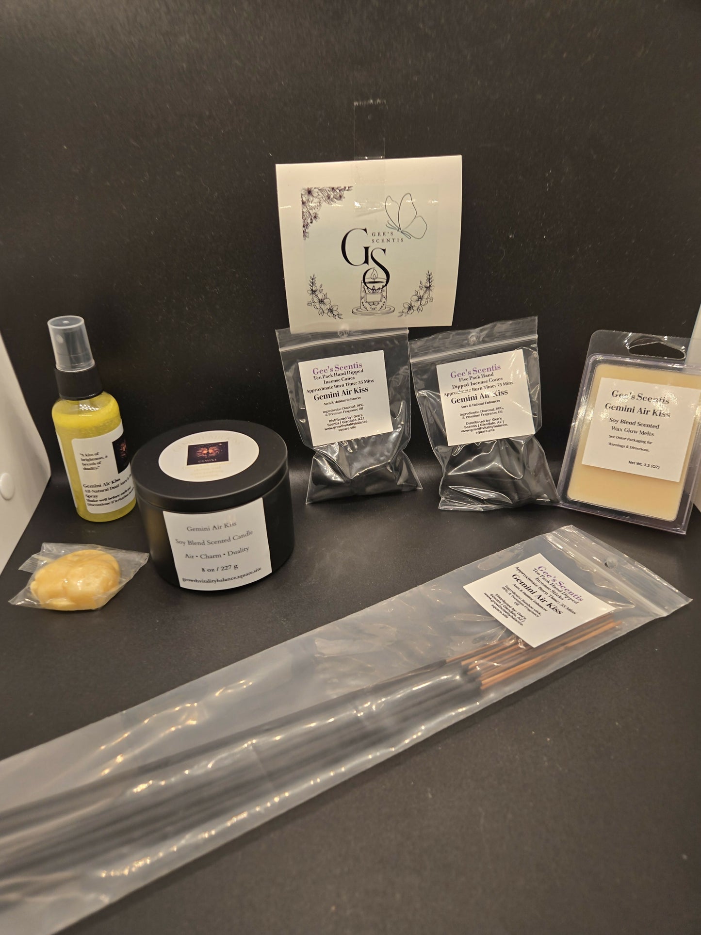 Gemini Air Kiss Home Fragrance Bundle — Zodiac Birthday Gift Set