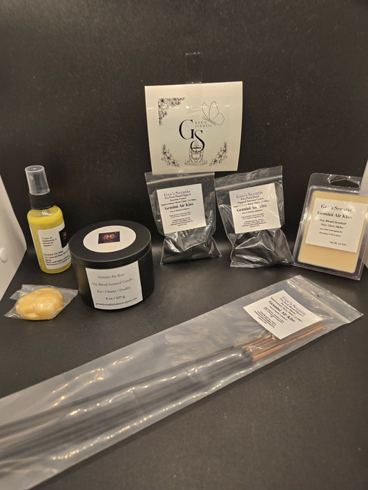 Gemini Air Kiss Home Fragrance Bundle — Zodiac Birthday Gift Set