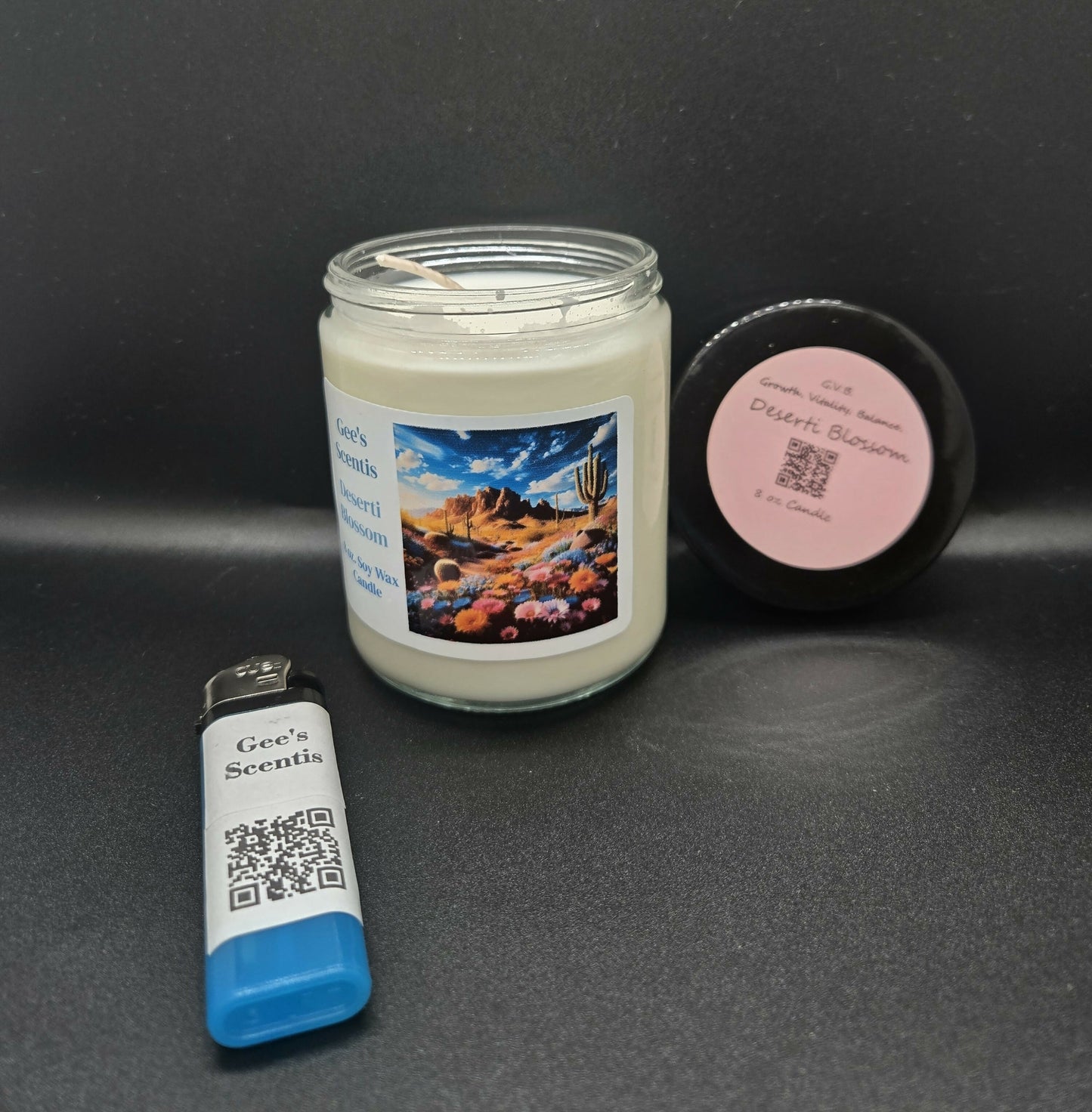 Deserti Blossom 8 oz Candle — Baja Cactus Blossom Type