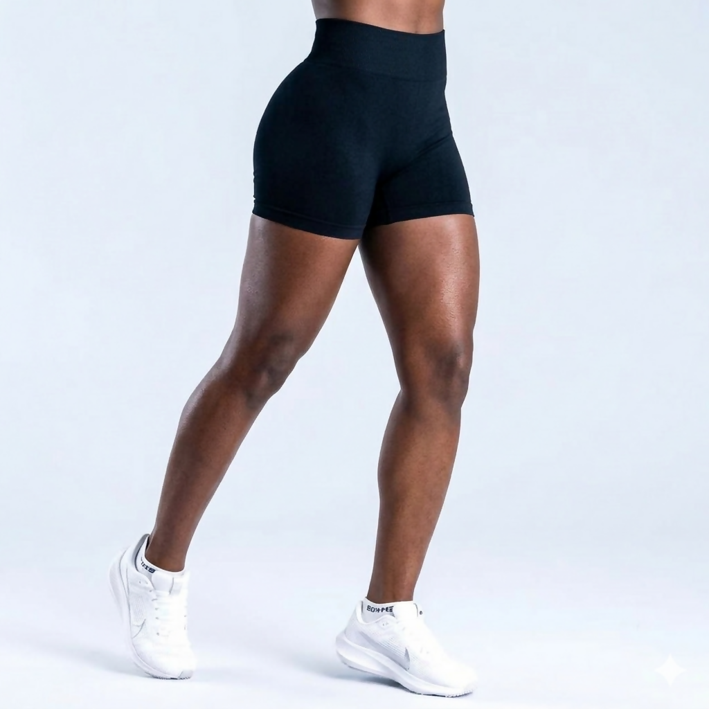 TW Nutrition Seamless Sculpt Yoga Shorts Black