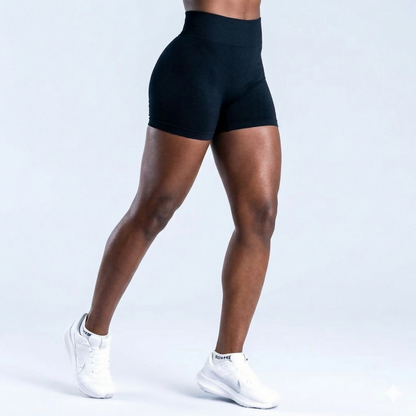 TW Nutrition Seamless Sculpt Yoga Shorts Black