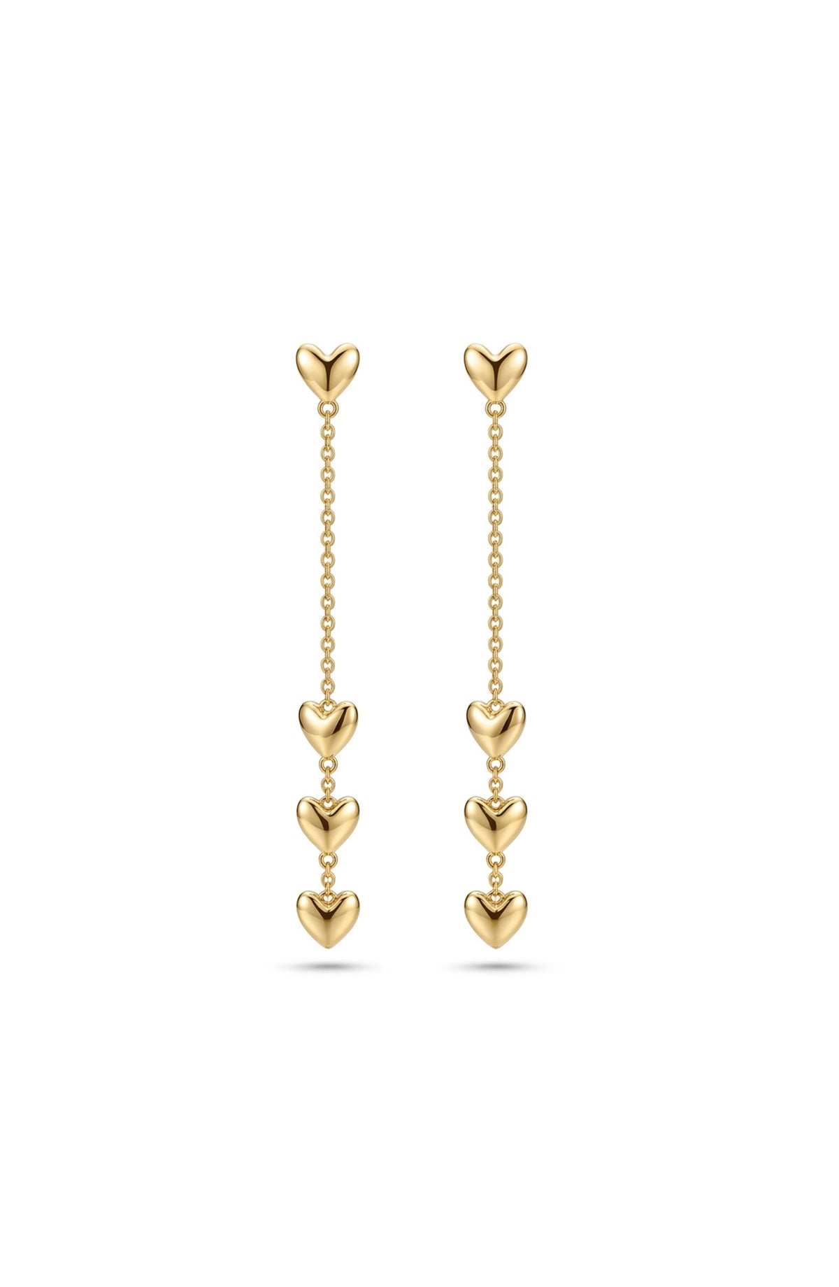 Love Drop Earrings Gold