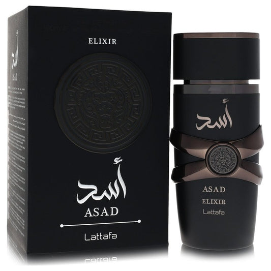 Lattafa Asad Elixir by Lattafa - Eau De Parfum Spray 3.4 oz