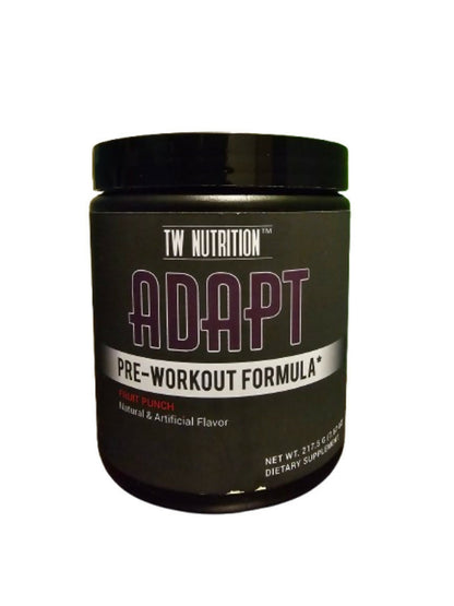 TW Nutrition ADAPT Fruit Punch Pre-Workout Powder 30 Servings 8/2027