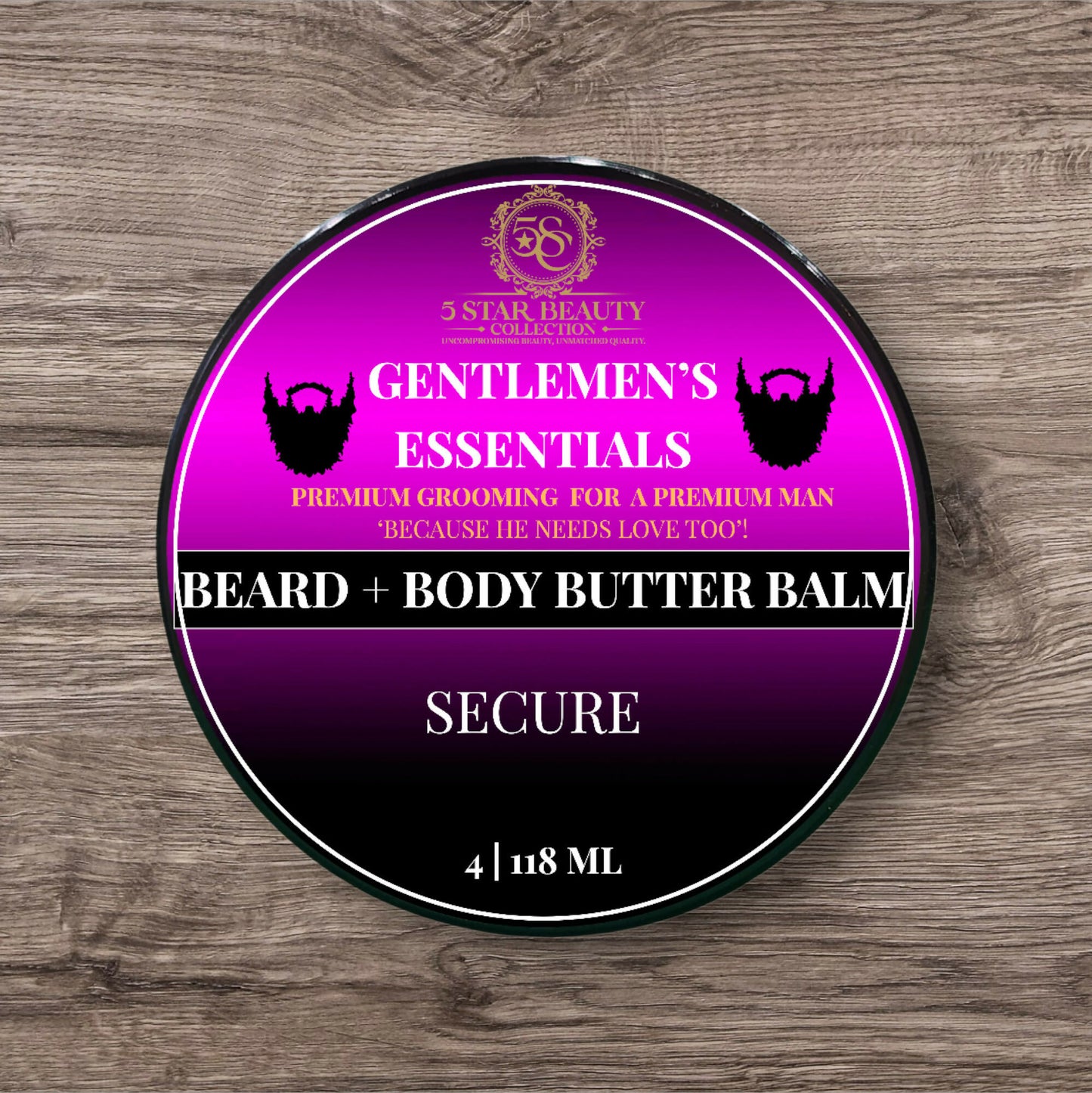 Beard & Face Butter Balm Gentlemen’s Essentials Luxe – 4 oz