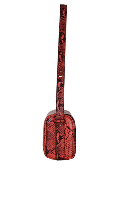 Maven Shoulder Bag Red Snake