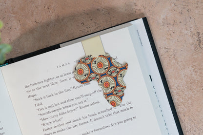 Magnetic Bookmarks - African Print (Circles)