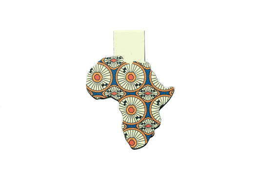 Magnetic Bookmarks - African Print (Circles)