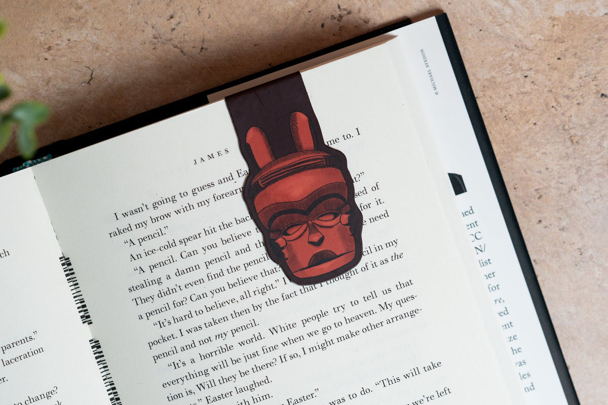 African Mask Magnetic Bookmark - Ibibio