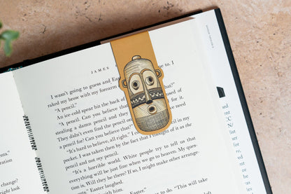 African Mask Magnetic Bookmark - Pende