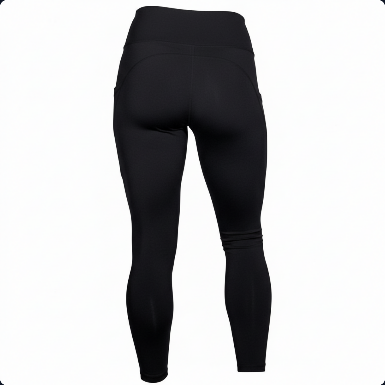 TW Nutrition ActiveFit Leggings with Pockets Womens Yoga Pants Black Medium (M)