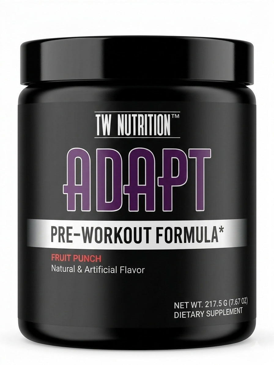 TW Nutrition ADAPT Fruit Punch Pre-Workout Powder 30 Servings 8/2027