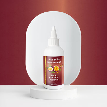 Locsanity Passion Fruit Edge Control Liquid Gel - Ylang Ylang Hibiscus Green Tea
