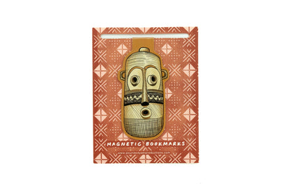 African Mask Magnetic Bookmark - Pende