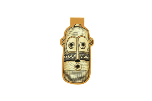 African Mask Magnetic Bookmark - Pende