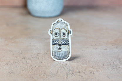 African Masks Stickers - Pende