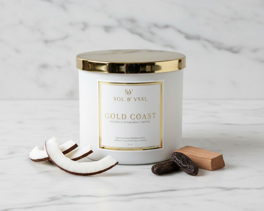 GOLD COAST | Coconut + Tonka Bean + Santal